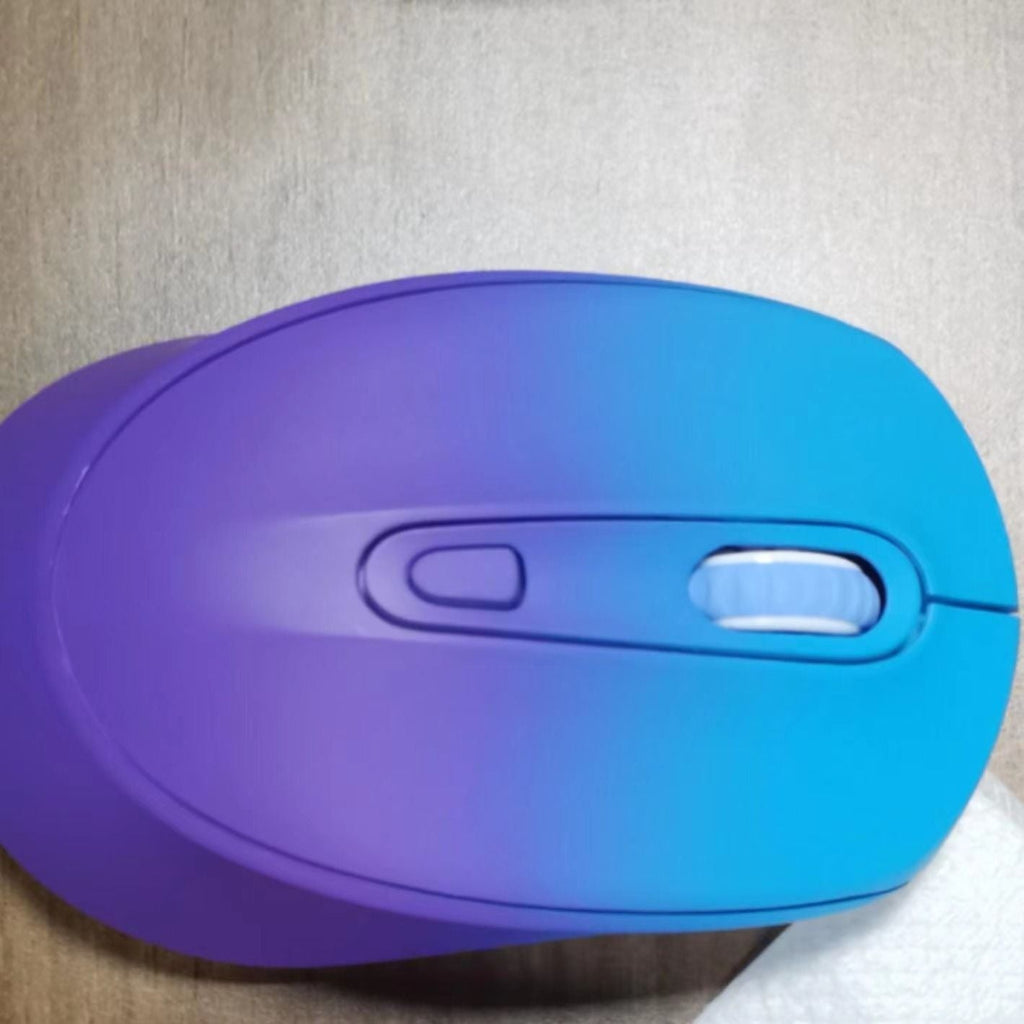 Wireless Rechargeable Silent Mouse with RGB LED Lights & USB‑C