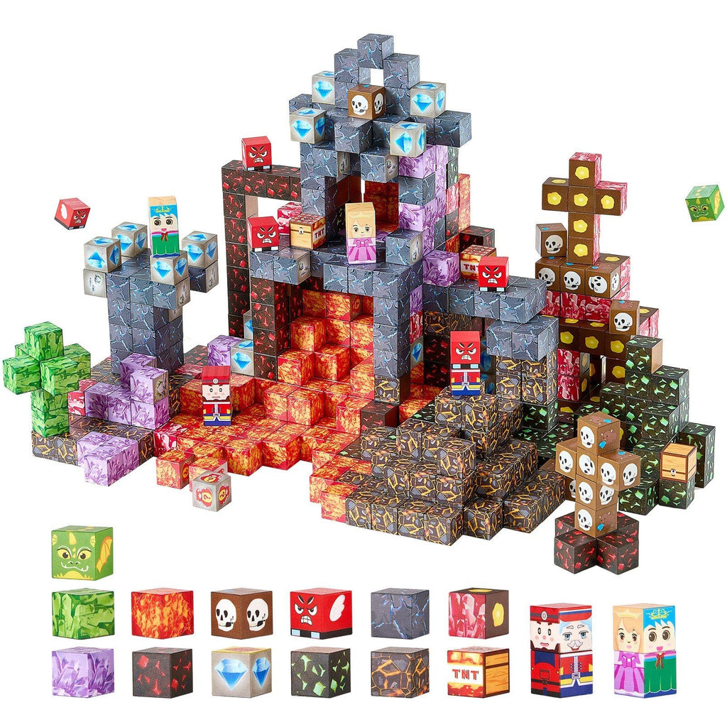 VEVOR Magnetic Blocks – 100‑Piece Dark Castle Building Set for Kids